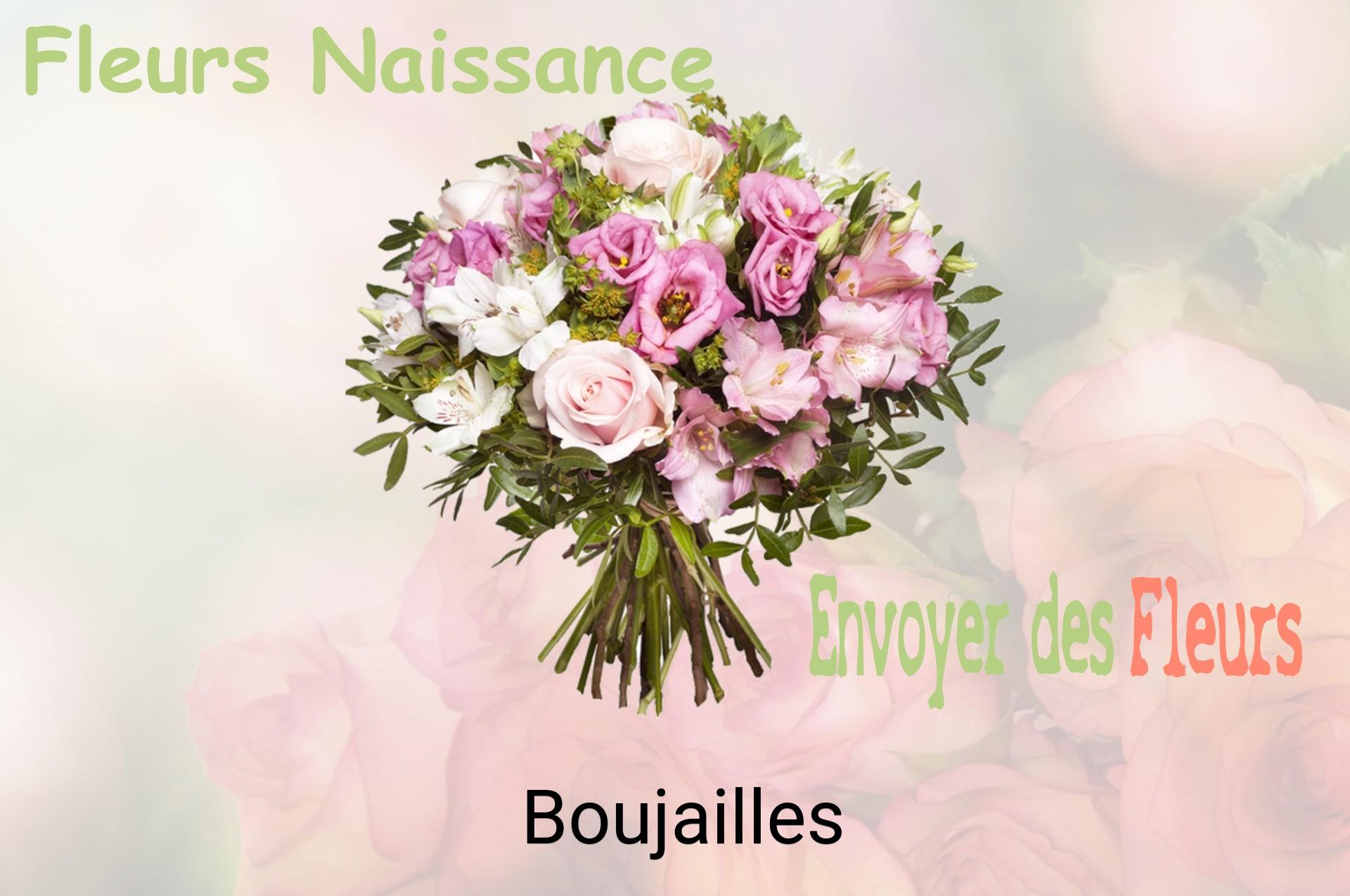 Bouquet de fleurs de naissance livré à Boujailles